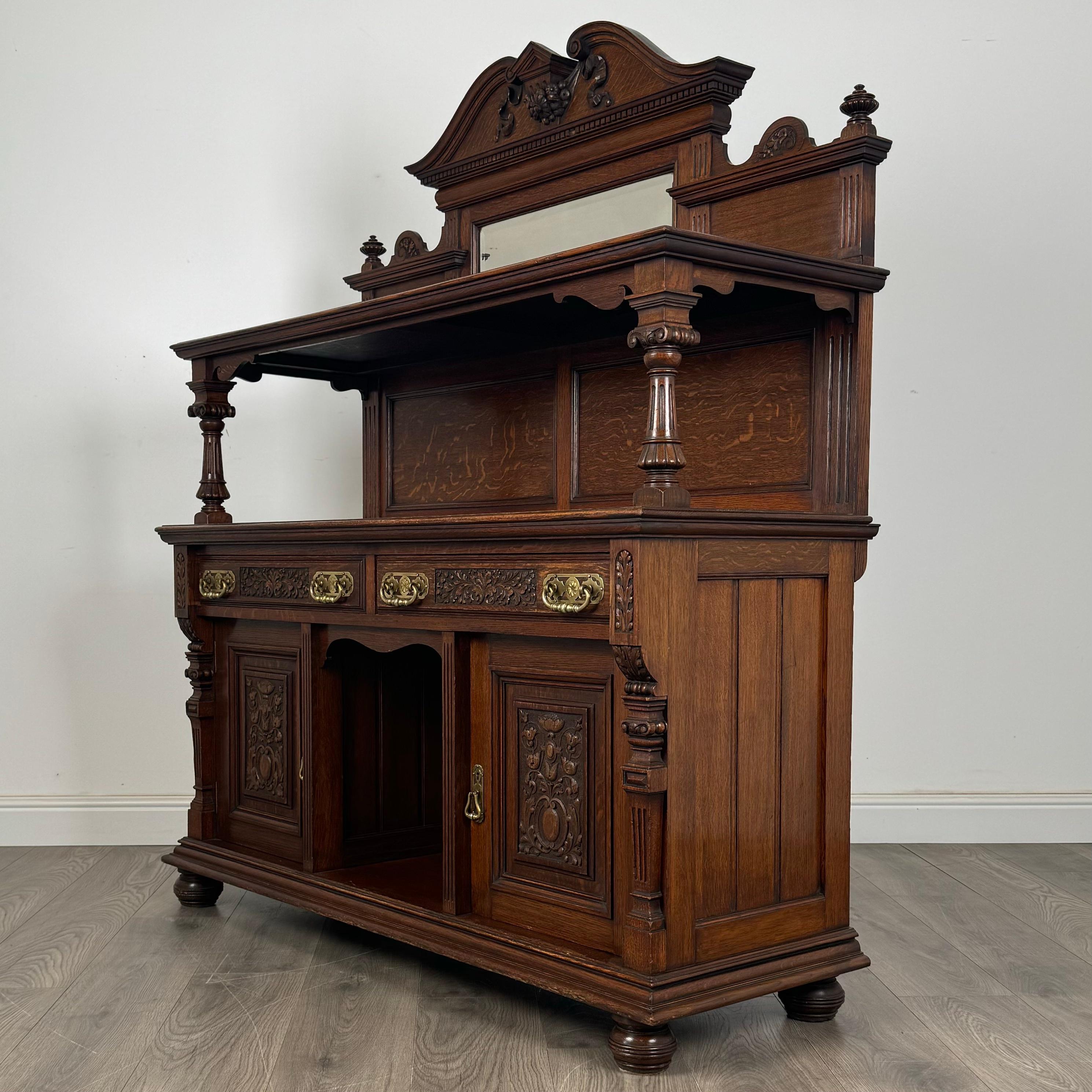 Antikes Sideboard aus Eiche in guter Qualität des 20. Jahrhunderts ( REF AF-3489) im Zustand „Gut“ im Angebot in Ledbury, GB