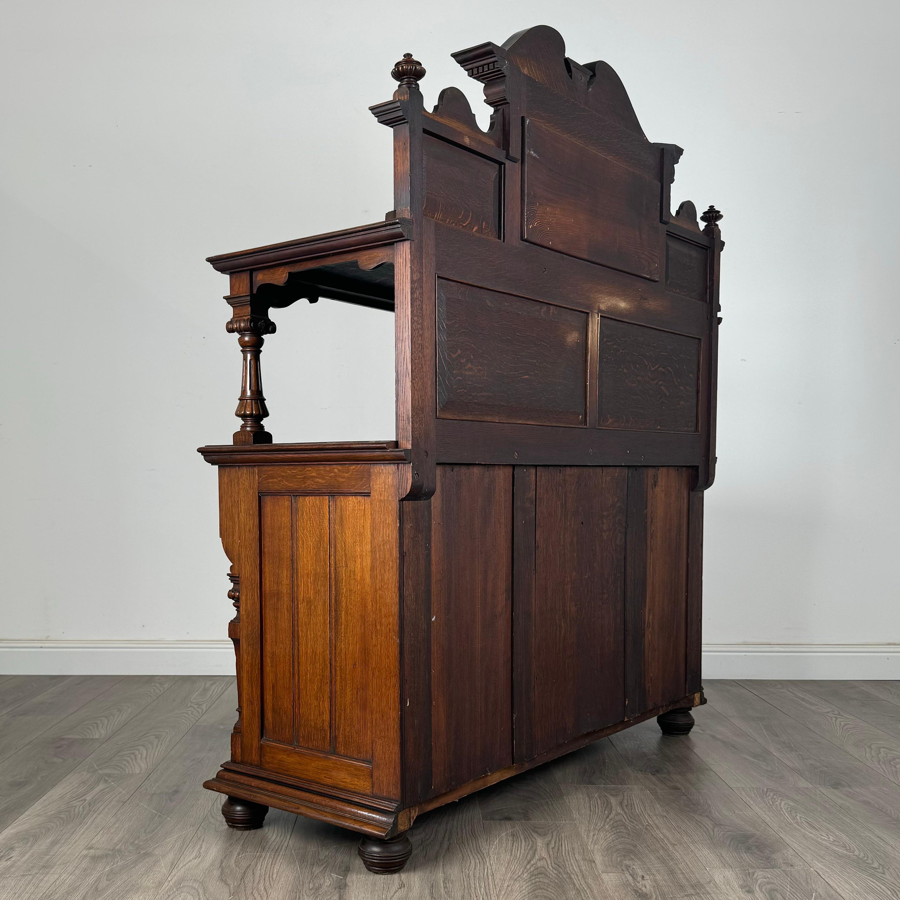 Antikes Sideboard aus Eiche in guter Qualität des 20. Jahrhunderts ( REF AF-3489) im Angebot 1