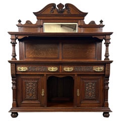 Credenza antica del XX secolo di buona qualità in Oak ( REF AFS-3489 )
