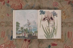 Antique 20th Century Hooked Rug Floral Panels in Beige & Soft Hues - Rug & Kilim