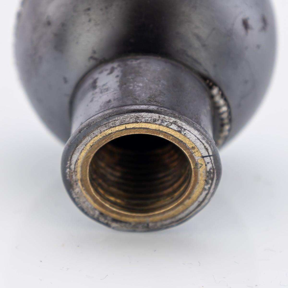 Antique 20th Century Imperial Russian Gun Metal & Diamond Cane Handle c.1900 For Sale 2