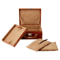 Antique 20th Century Jewelry Travel Case, circa 1930