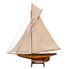 Antique yacht anglais sculpté du 20ème siècle, vers 1910