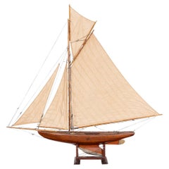 Antique yacht d'eau anglais du 20ème siècle « Plank On Frame », vers 1910