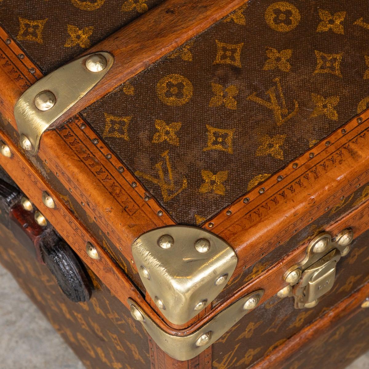 Antique 20th Century Louis Vuitton Cabin Trunk In Monogram Canvas ...