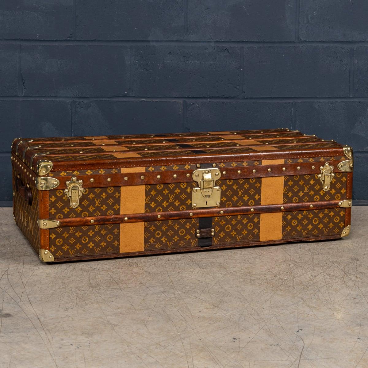 Around the turn of the 19th and 20th century Louis Vuitton had established himself as a market leader in trunk making and needed to set his now famous brand apart from the imitators and competitors. They decided to come up with a logo, a monogram,