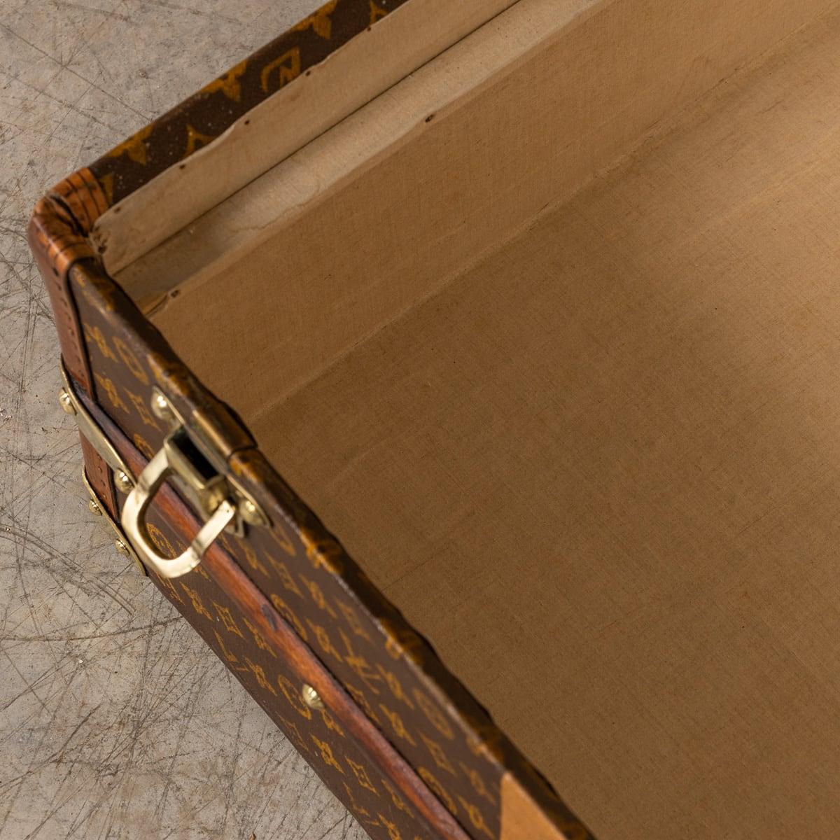 Antique 20th Century Louis Vuitton Cabin Trunk In Monogram Canvas, France c.1910 14