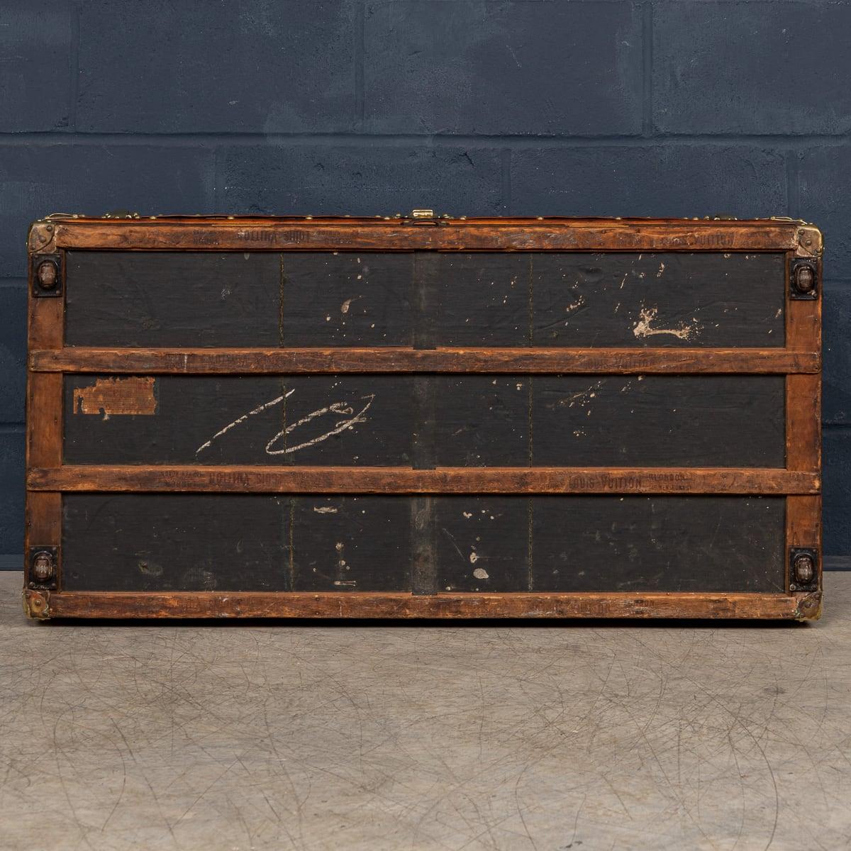 Antique 20th Century Louis Vuitton Cabin Trunk In Monogram Canvas, France c.1910 2