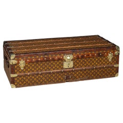 Antique 20th Century Louis Vuitton Cabin Trunk In Monogram Canvas, France c.1910