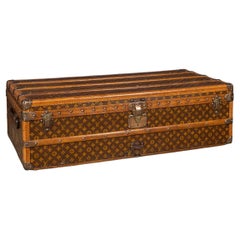 Antique 20th Century Louis Vuitton Cabin Trunk In Monogram Canvas, France c.1910
