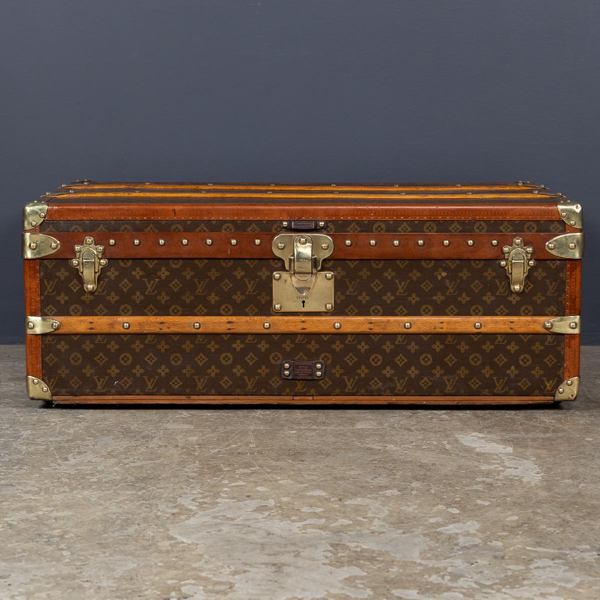 Other Antique 20th Century Louis Vuitton Cabin Trunk In Monogram Canvas, France c.1920 For Sale