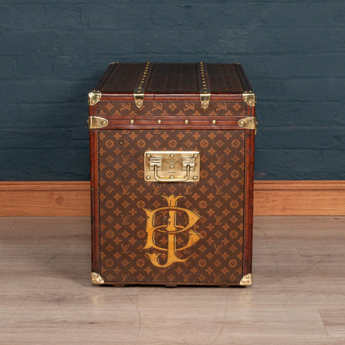 Antique 20th Century Louis Vuitton Hat Trunk, circa 1910 In Good Condition In Royal Tunbridge Wells, Kent