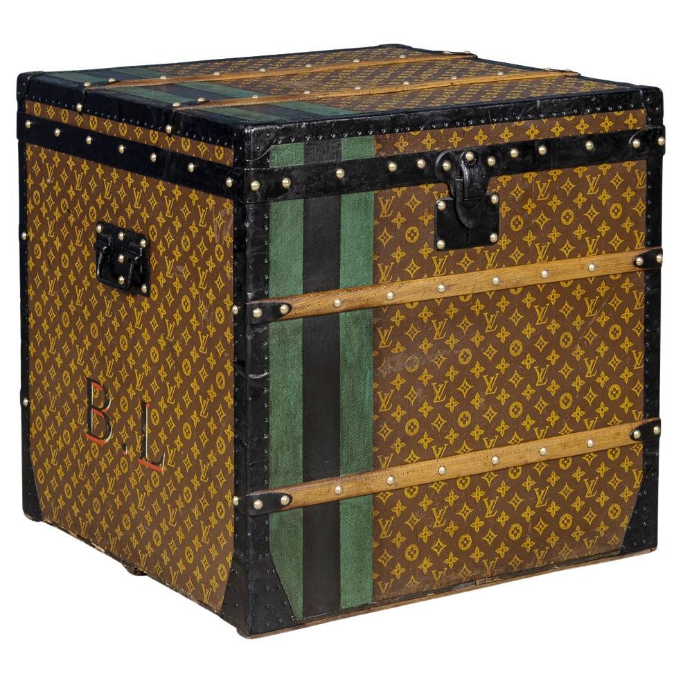 Antique 20th Century Louis Vuitton Hat Trunk In Monogram Canvas, France c.1900