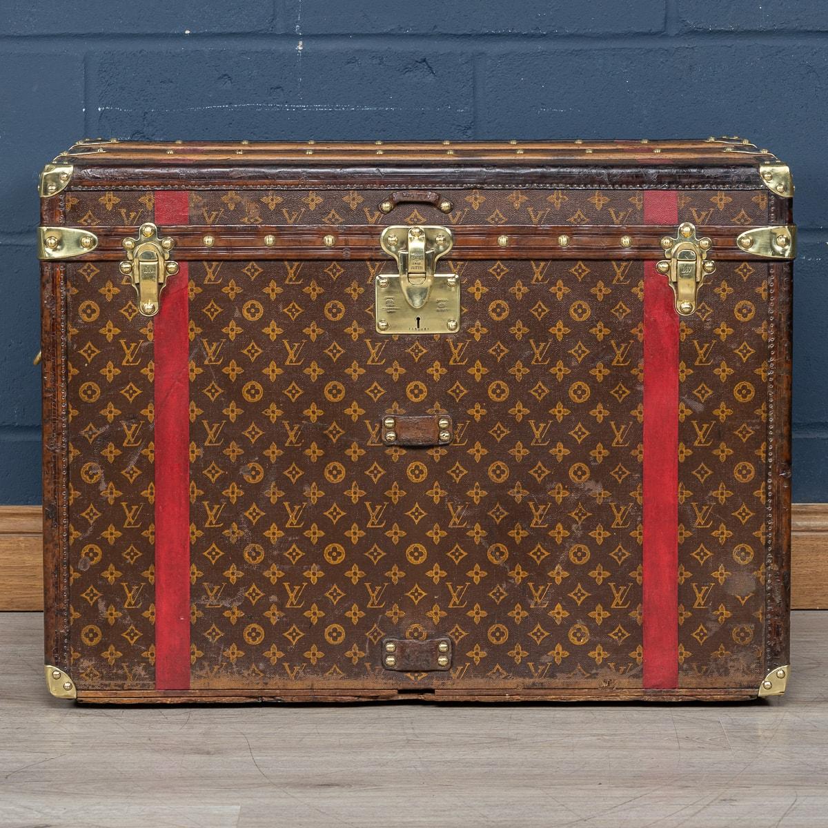 Around the turn of the 19th and 20th century Louis Vuitton had established himself as a market leader in trunk making and needed to set his now famous brand apart from the imitators and competitors. They decided to come up with a logo, a monogram,