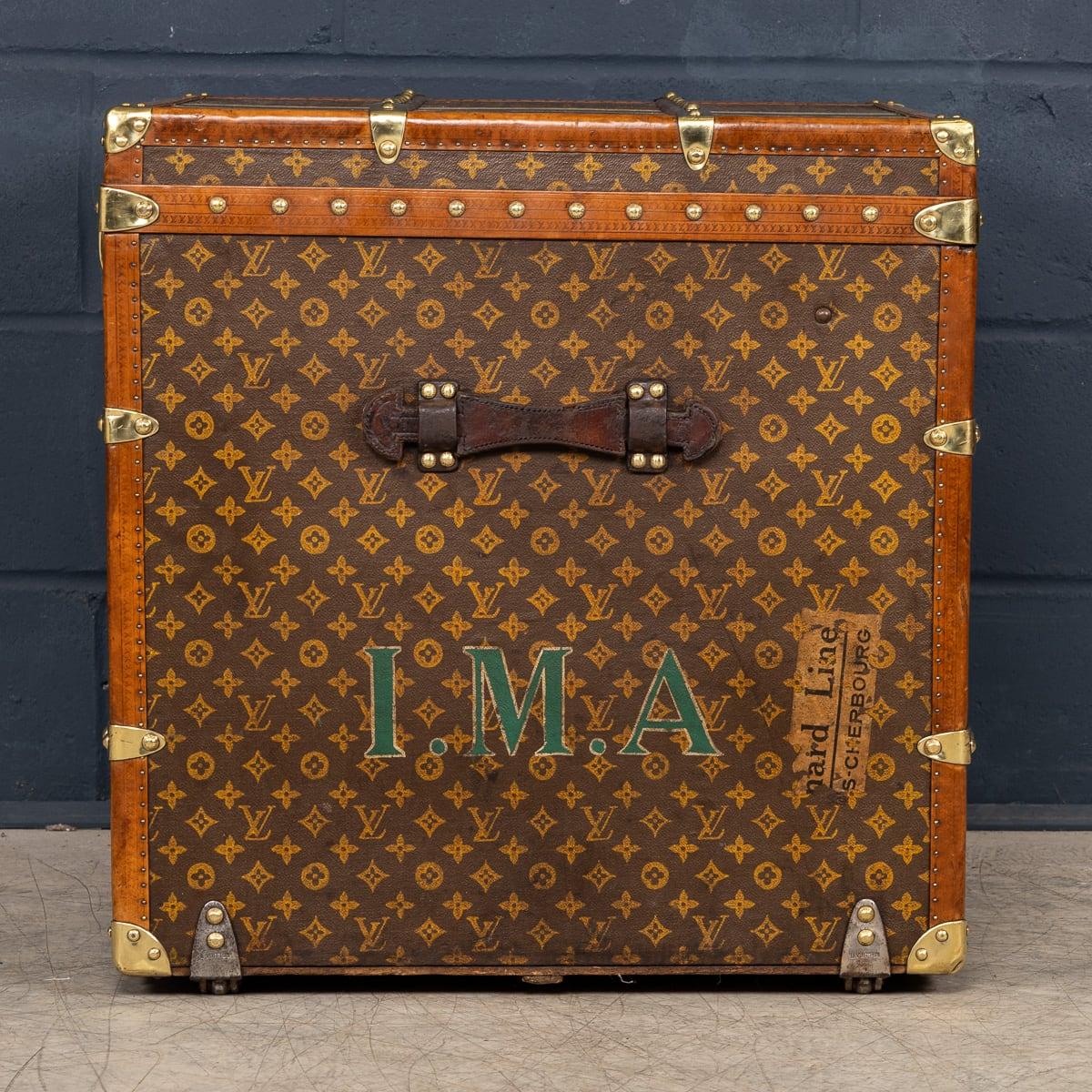 Antique 20th Century Louis Vuitton Hat Trunk In Monogram Canvas, France c.1920 In Good Condition For Sale In Royal Tunbridge Wells, Kent
