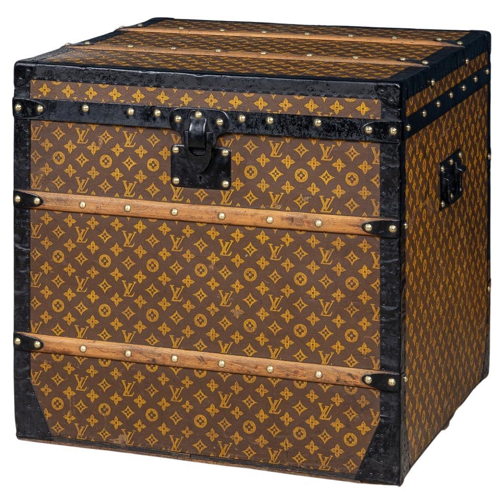Antique 20th Century Louis Vuitton Hat Trunk In Monogram Canvas, Paris c.1900