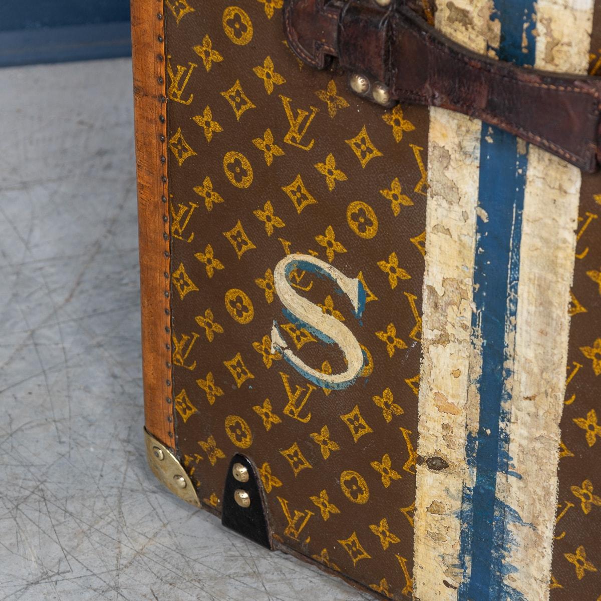 Antique 20th Century Louis Vuitton Hat Trunk In Monogram Canvas, Paris c.1920 13