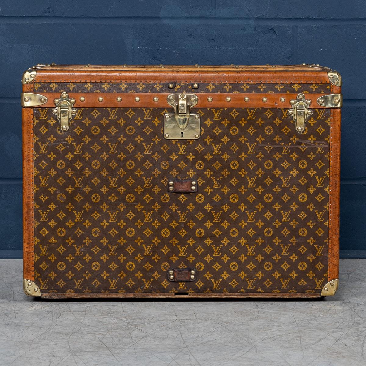 Other Antique 20th Century Louis Vuitton Hat Trunk In Monogram Canvas, Paris c.1920
