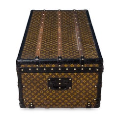 Antique 20th Century Louis Vuitton Monogram Steamer Trunk, circa 1910