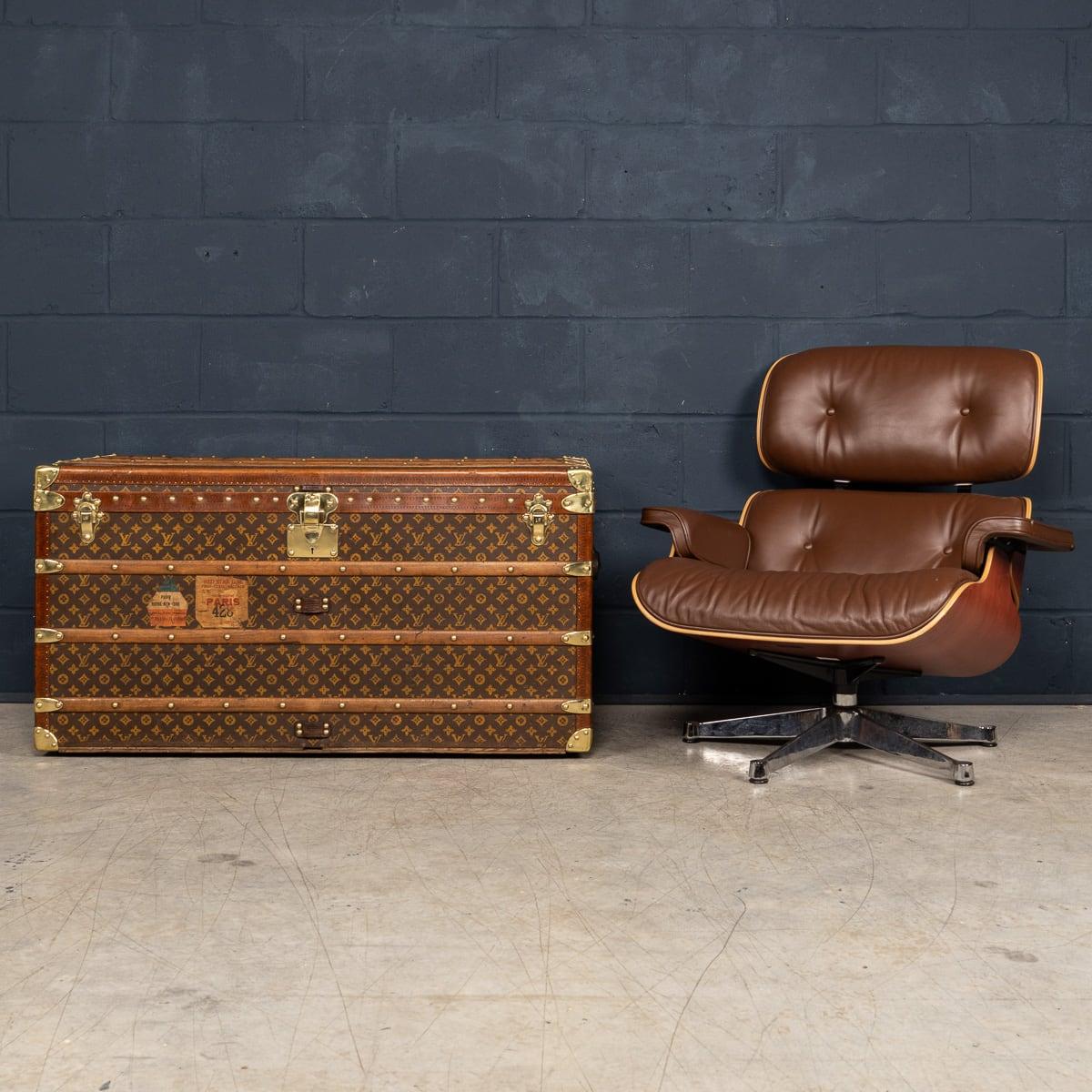 Other Antique 20th Century Louis Vuitton Trunk In Monogram Canvas, France c.1910 For Sale