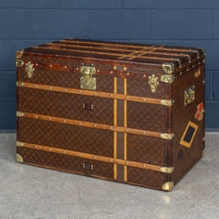 Antique 20th Century Louis Vuitton Trunk In Monogram Canvas, France c.1920