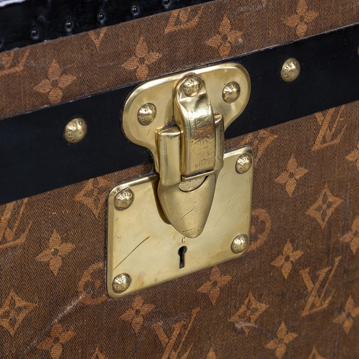Antico baule Louis Vuitton del XX secolo in tela intrecciata, Francia c.1900 in vendita 10