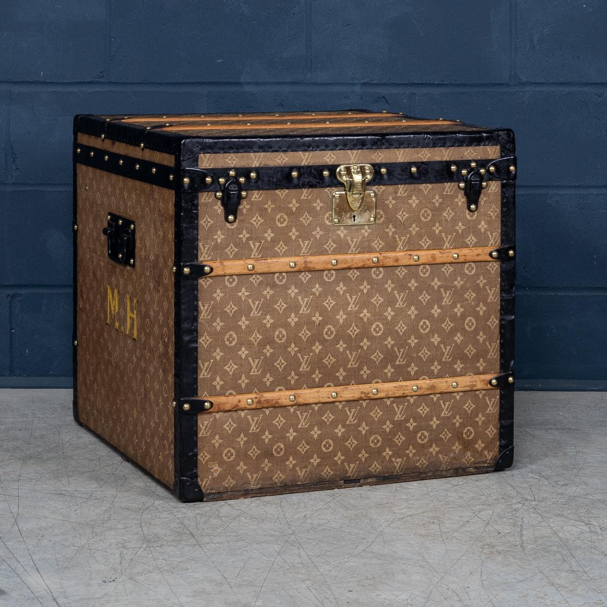 Around the turn of the 19th and 20th century Louis Vuitton had established himself as a market leader in trunk making and needed to set his now famous brand apart from the imitators and competitors. They decided to come up with a logo, a monogram,