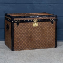Antique 20th Century Louis Vuitton Trunk In Woven Canvas, France c.1900