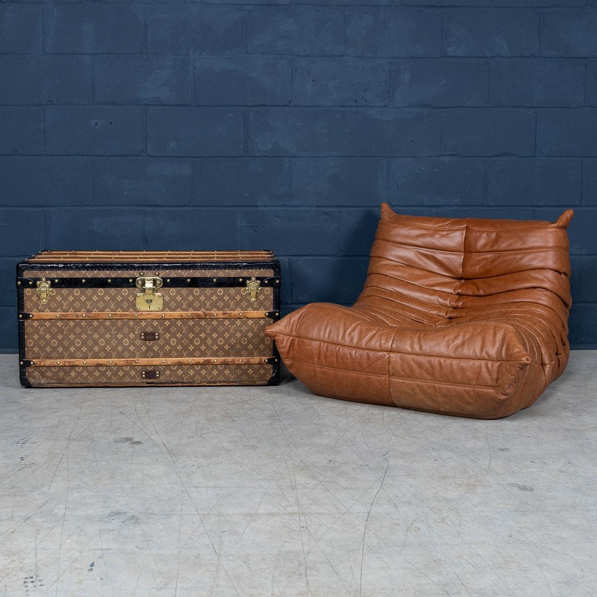 Around the turn of the 19th and 20th century Louis Vuitton had established himself as a market leader in trunk making and needed to set his now famous brand apart from the imitators and competitors. They decided to come up with a logo, a monogram,
