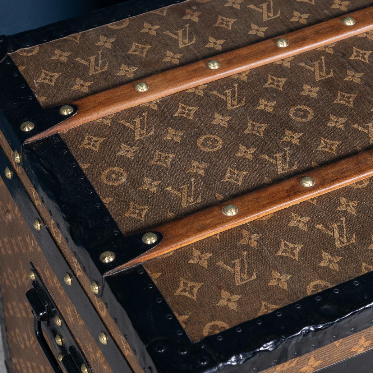 Antico baule Louis Vuitton del XX secolo in tela intrecciata, Francia c.1900 in vendita 14