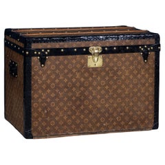 Antico baule Louis Vuitton del XX secolo in tela intrecciata, Francia c.1900