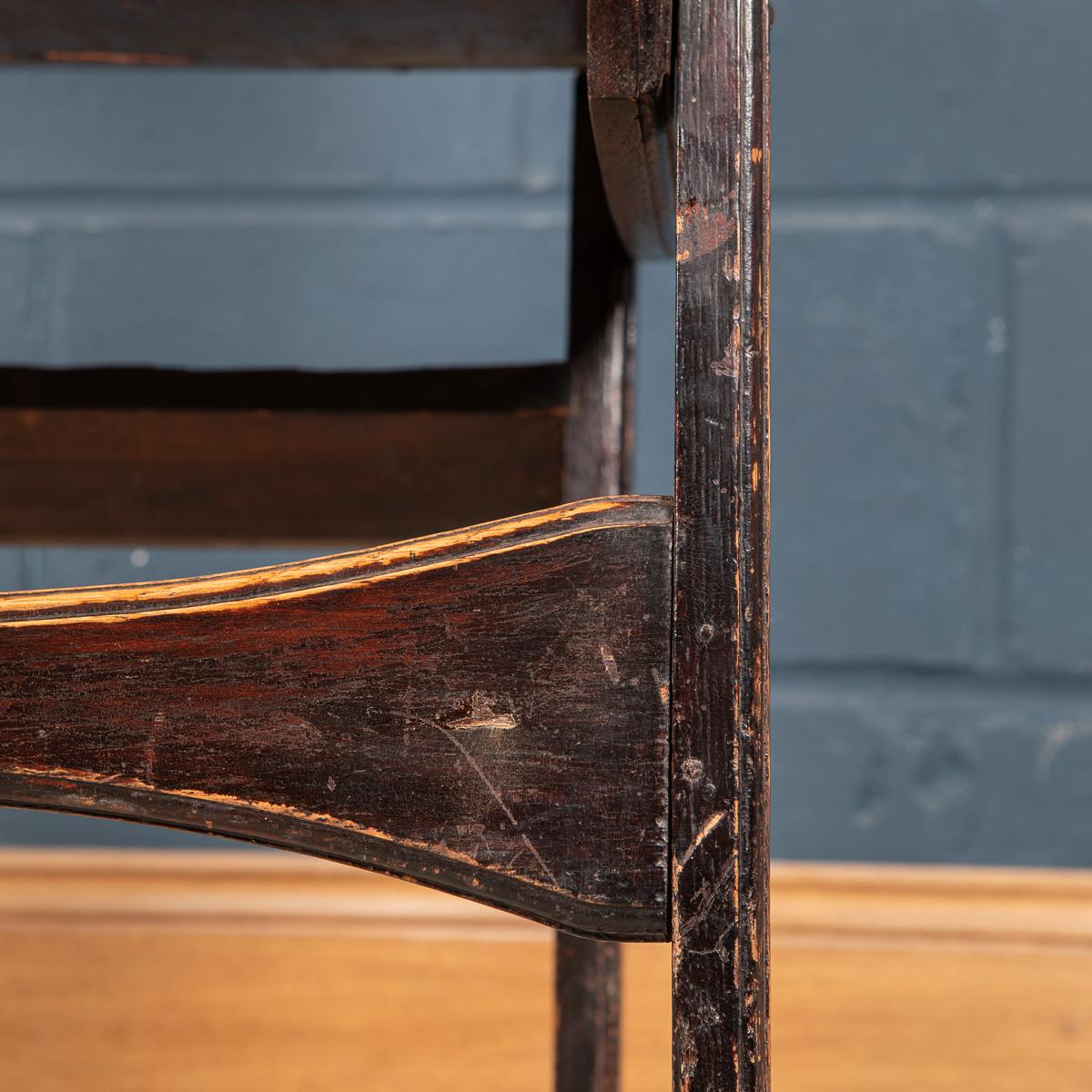 Antique 20th Century Metamorphic Oak Library Chair, England, C.1900 7