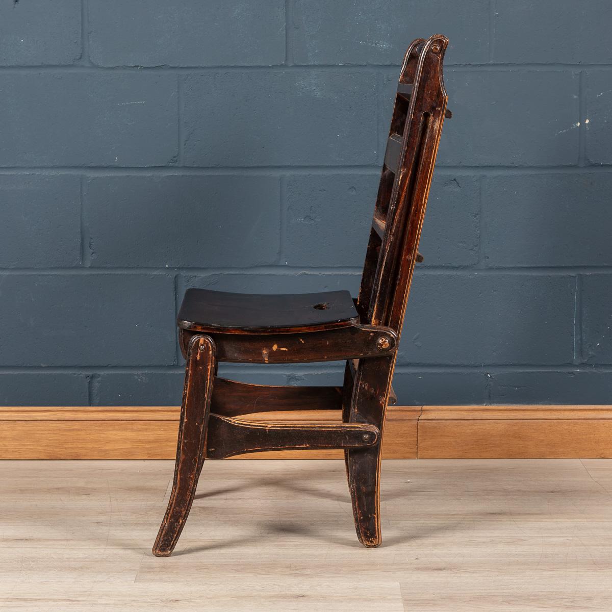 wooden library chairs