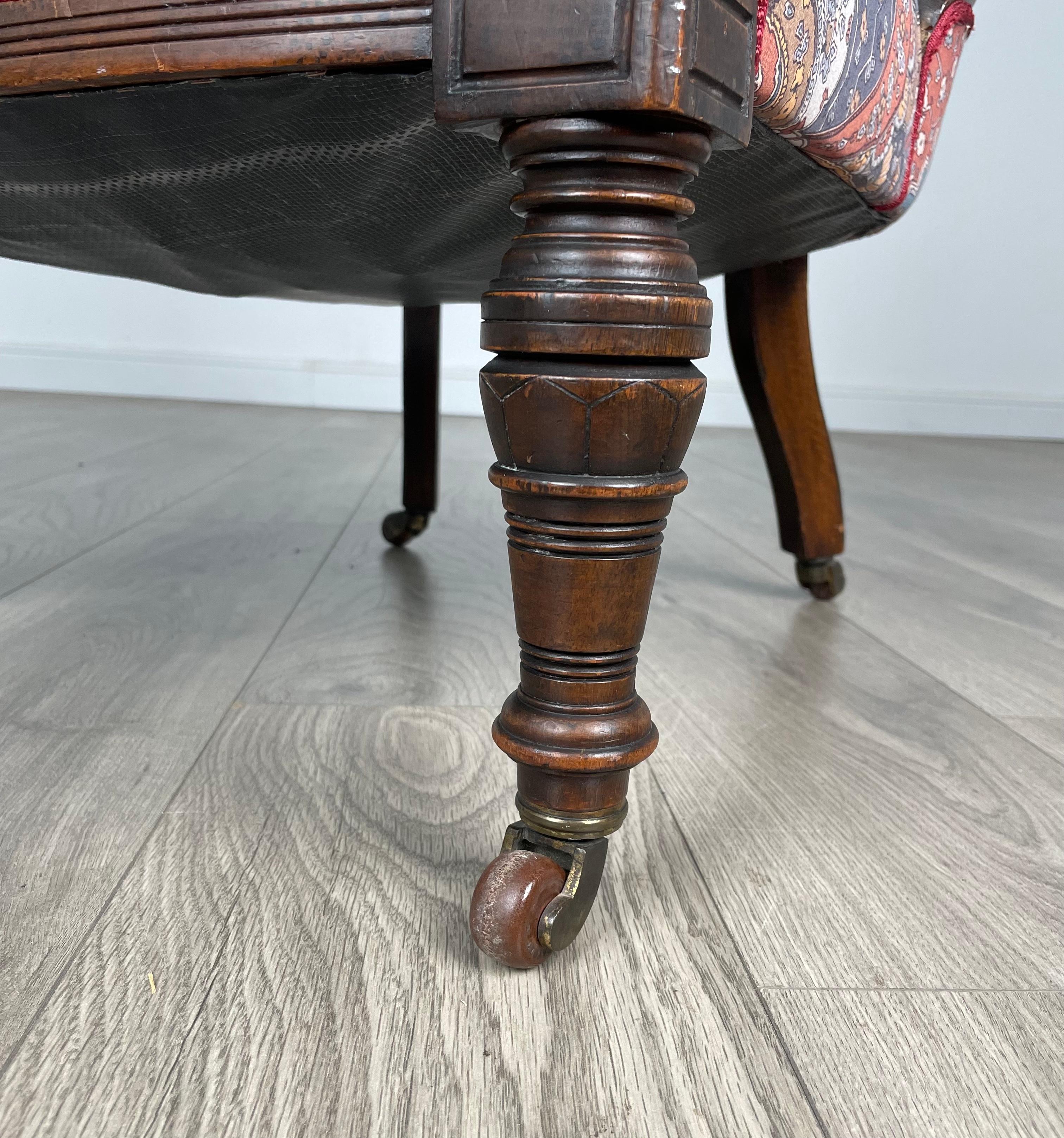 Fauteuil d'infirmière du 20ème siècle en acajou (REF AF-3096) en vente 7