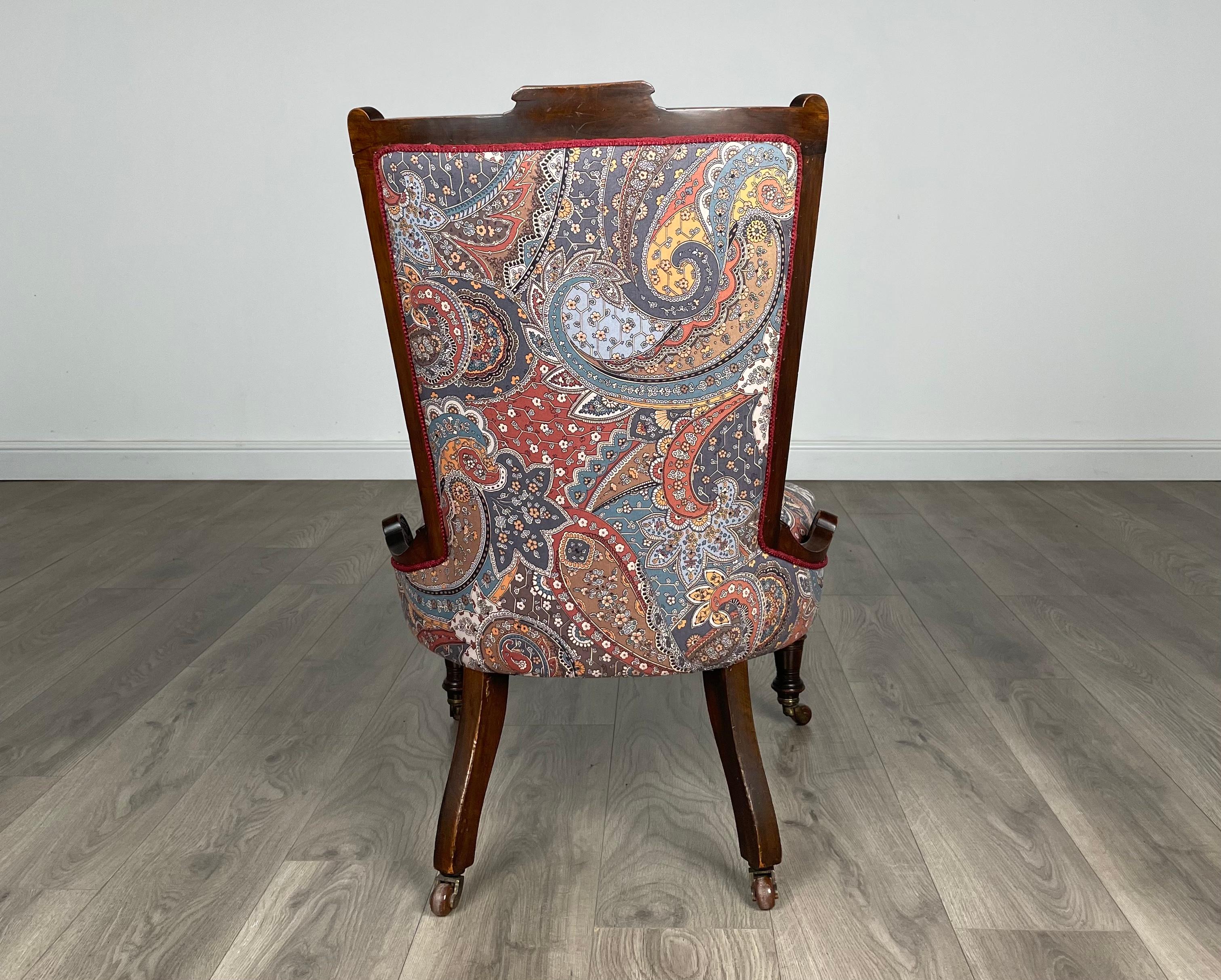 20ième siècle Fauteuil d'infirmière du 20ème siècle en acajou (REF AF-3096) en vente