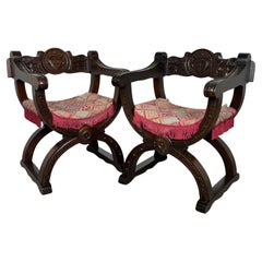 Antique 20th Century Pair Of French Armchair’s In Mahogany ( REF AF-3562 )