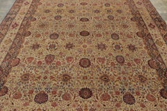Antique 20th Century Persian Kashan Rug with Floral All-Over Vinery -Rug & Kilim