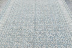 Antique 20th Century Persian Khorasan Rug Sky Blue with Paisleys - Rug & Kilim