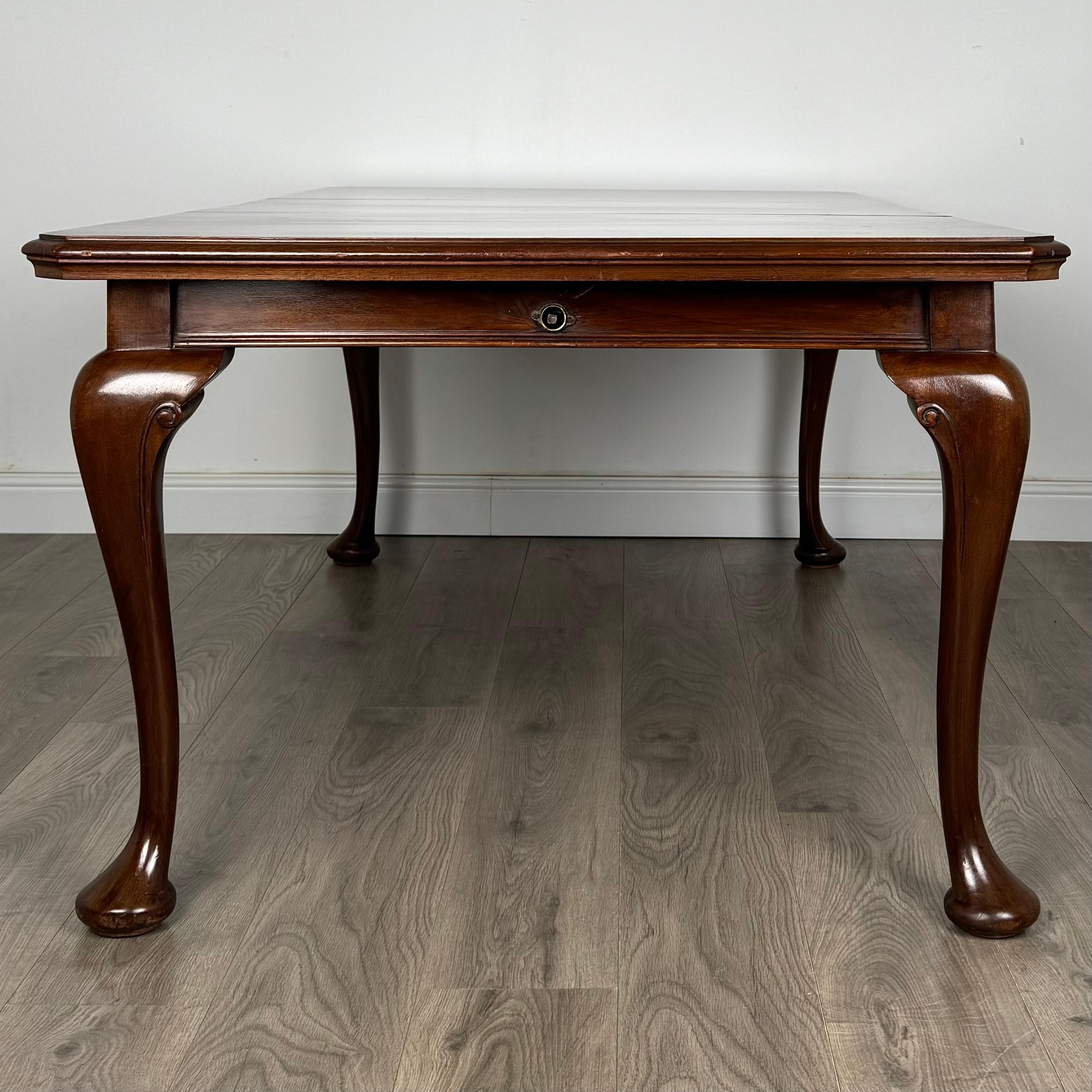Antique 20th Century Queen Anne Style Dining Table ( REF AF-3384 ) 3