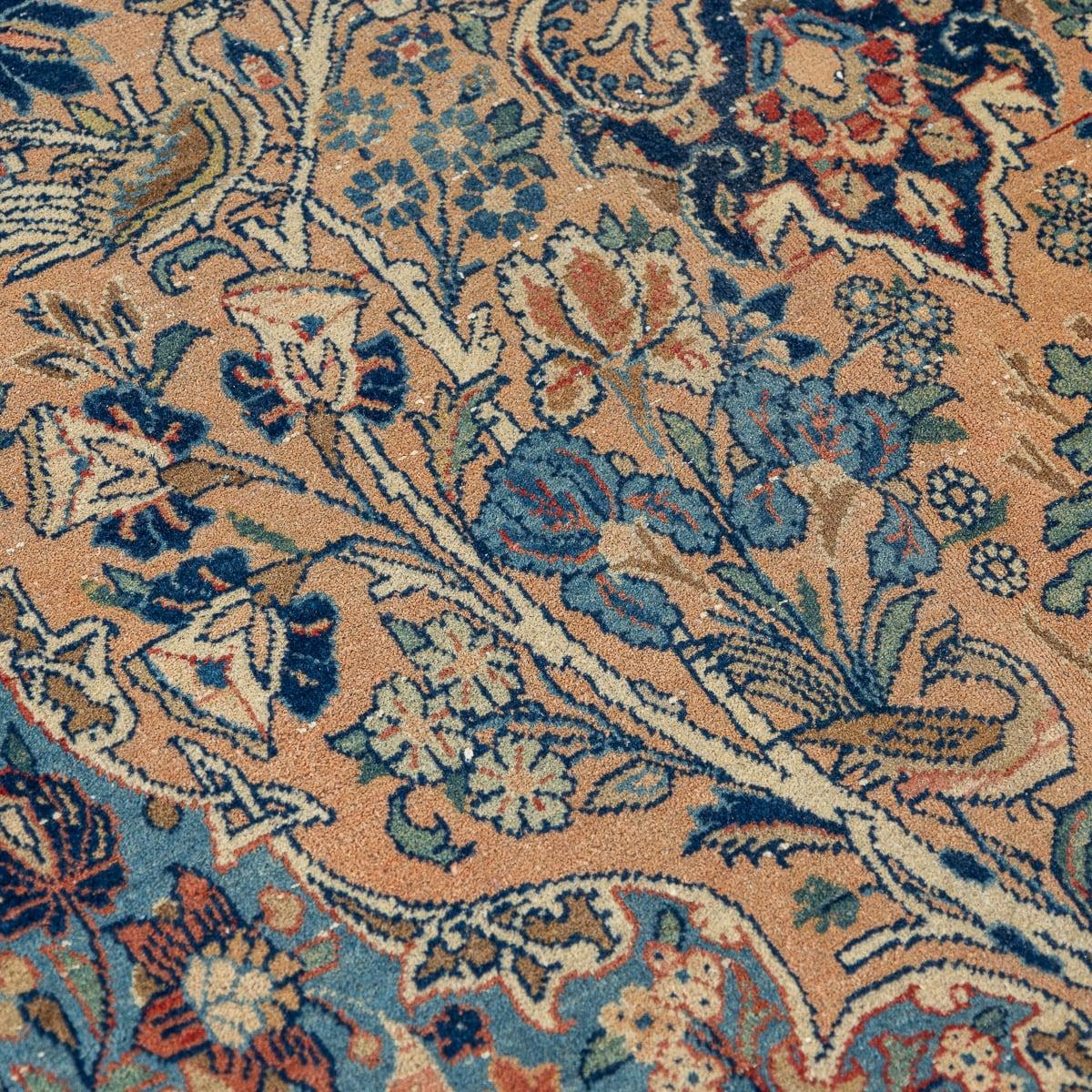 Antique 20th Century Rare Handmade Persian Kashan Rug c.1900 For Sale 6