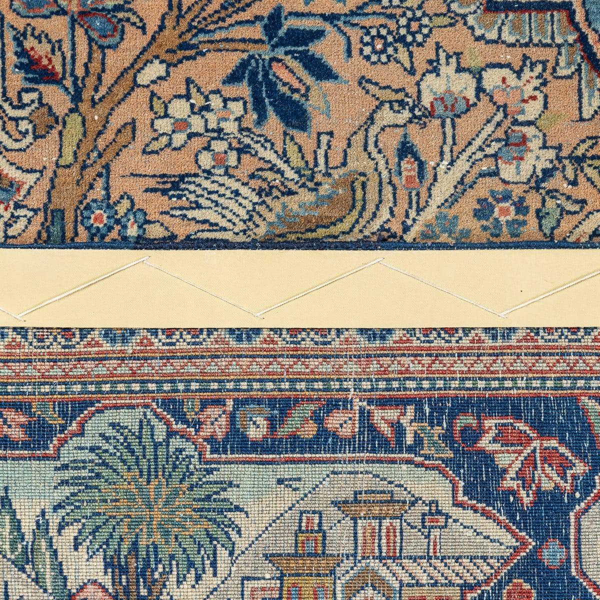 Antique 20th Century Rare Handmade Persian Kashan Rug c.1900 For Sale 8