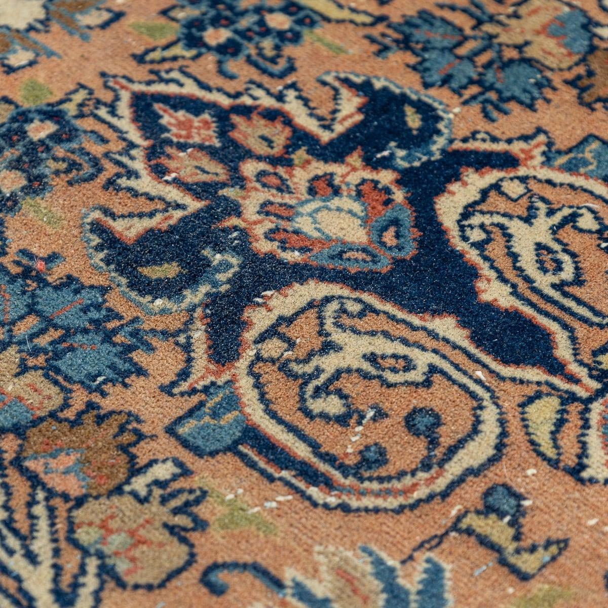 Antique 20th Century Rare Handmade Persian Kashan Rug c.1900 For Sale 1