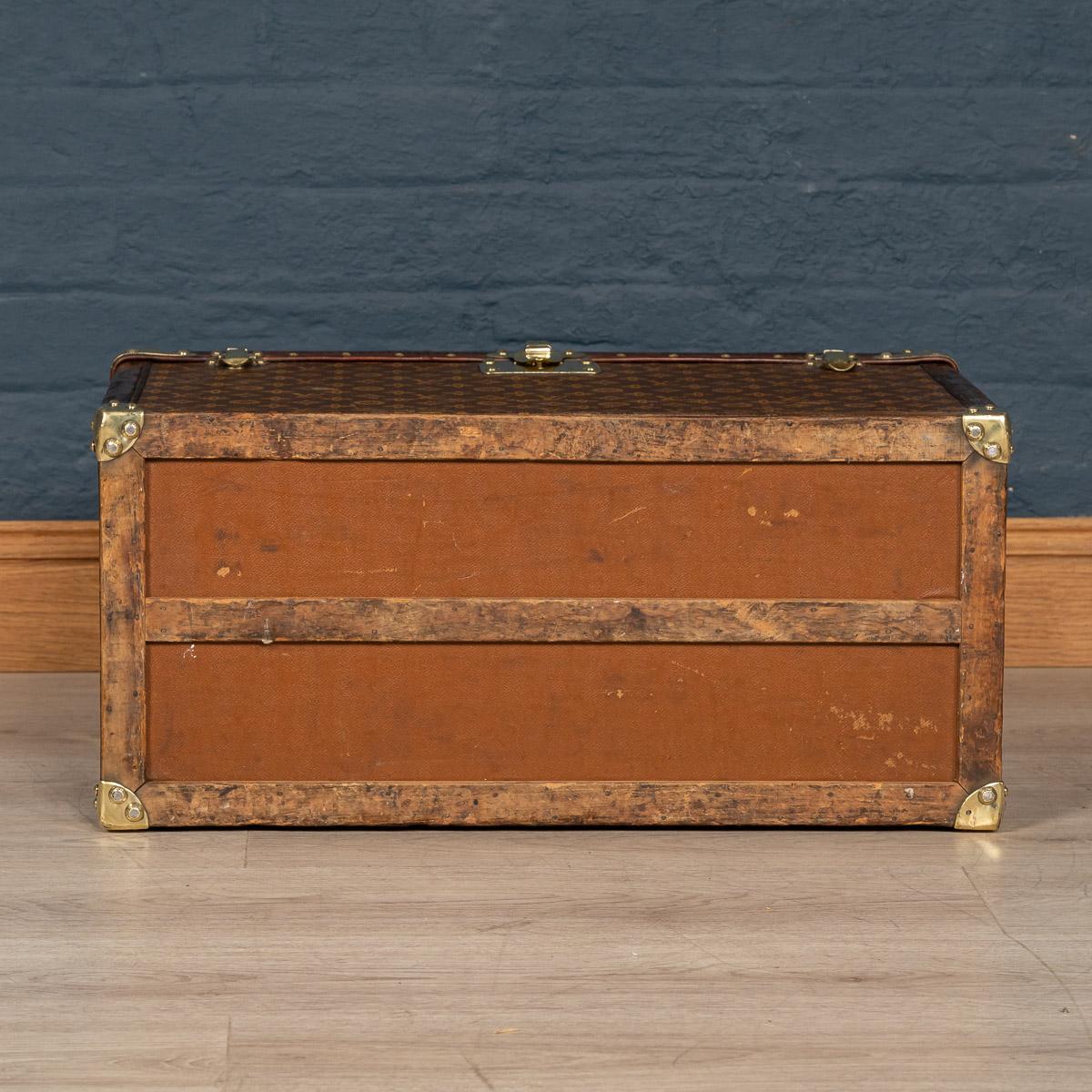 Antique 20th Century Rare Louis Vuitton Train Trunk, France, circa 1900 2