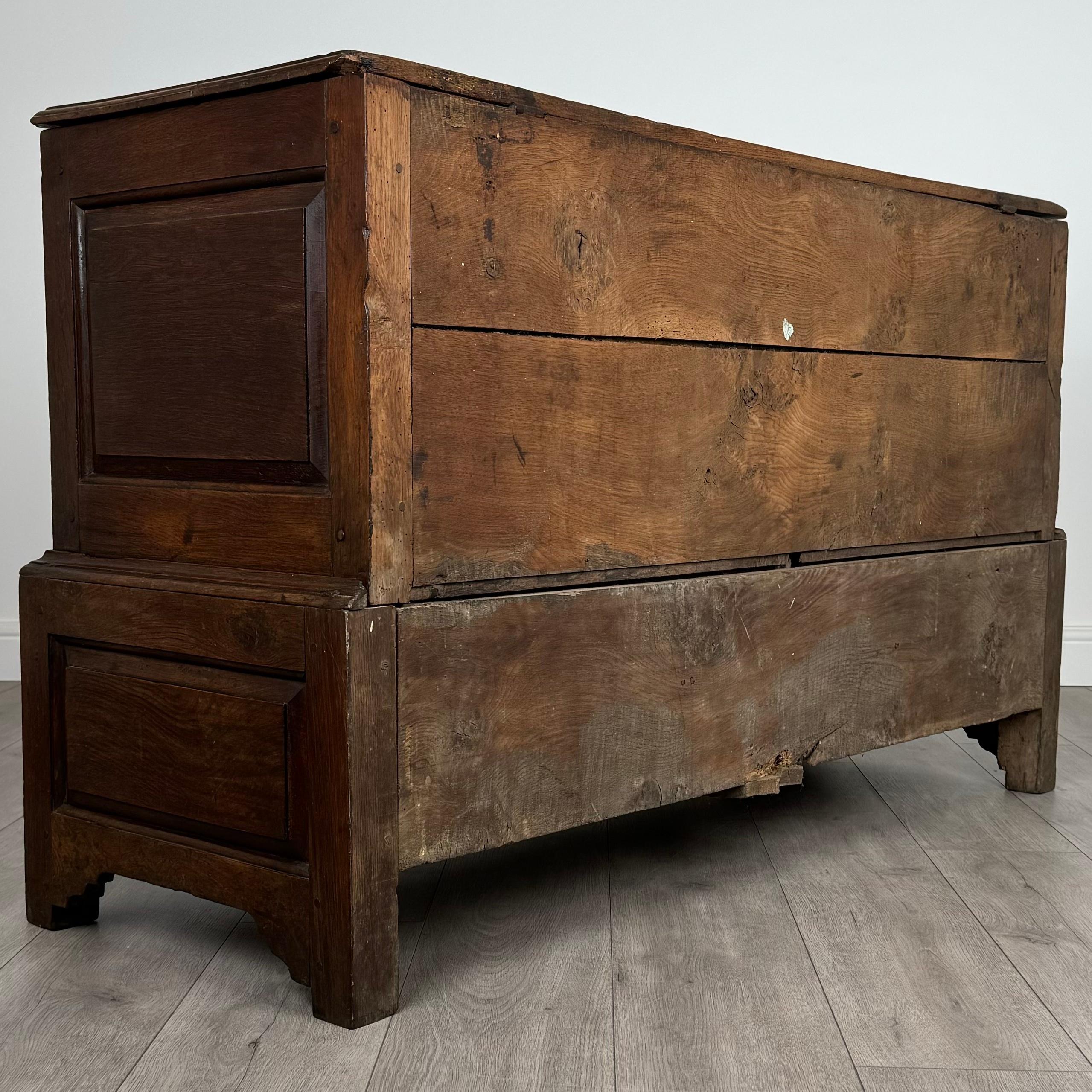 20ième siècle Table de salle à manger de style réfractoire du 20ème siècle en chêne (REF AF-3684) en vente