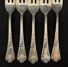 Ensemble de 16 fourchettes en métal argenté du 20ème siècle par François Frionnet - 2Y528