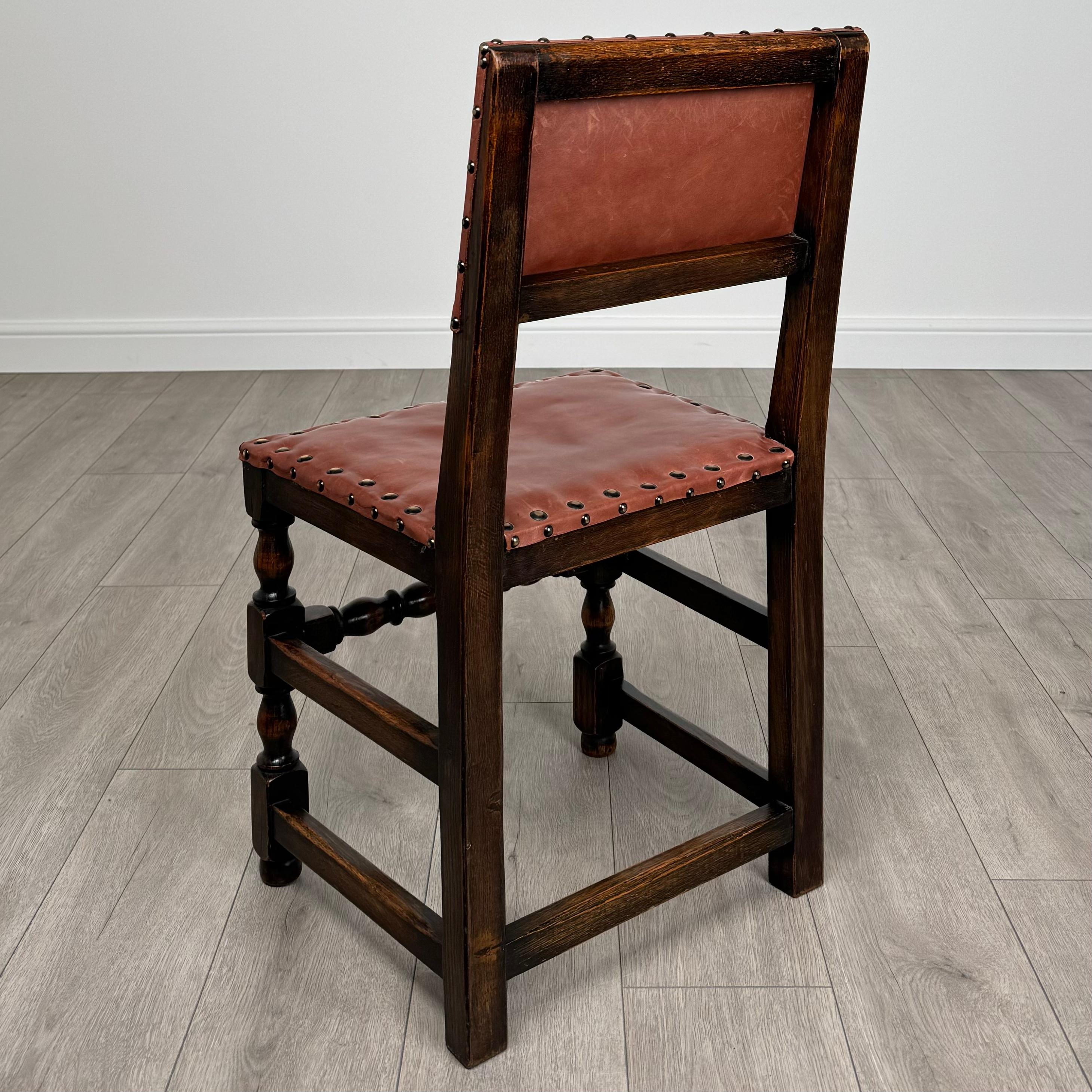 Quercia Antico set di 6 sedie da pranzo in Oak di buona qualità del XX secolo ( REF AFS-3606 ) in vendita
