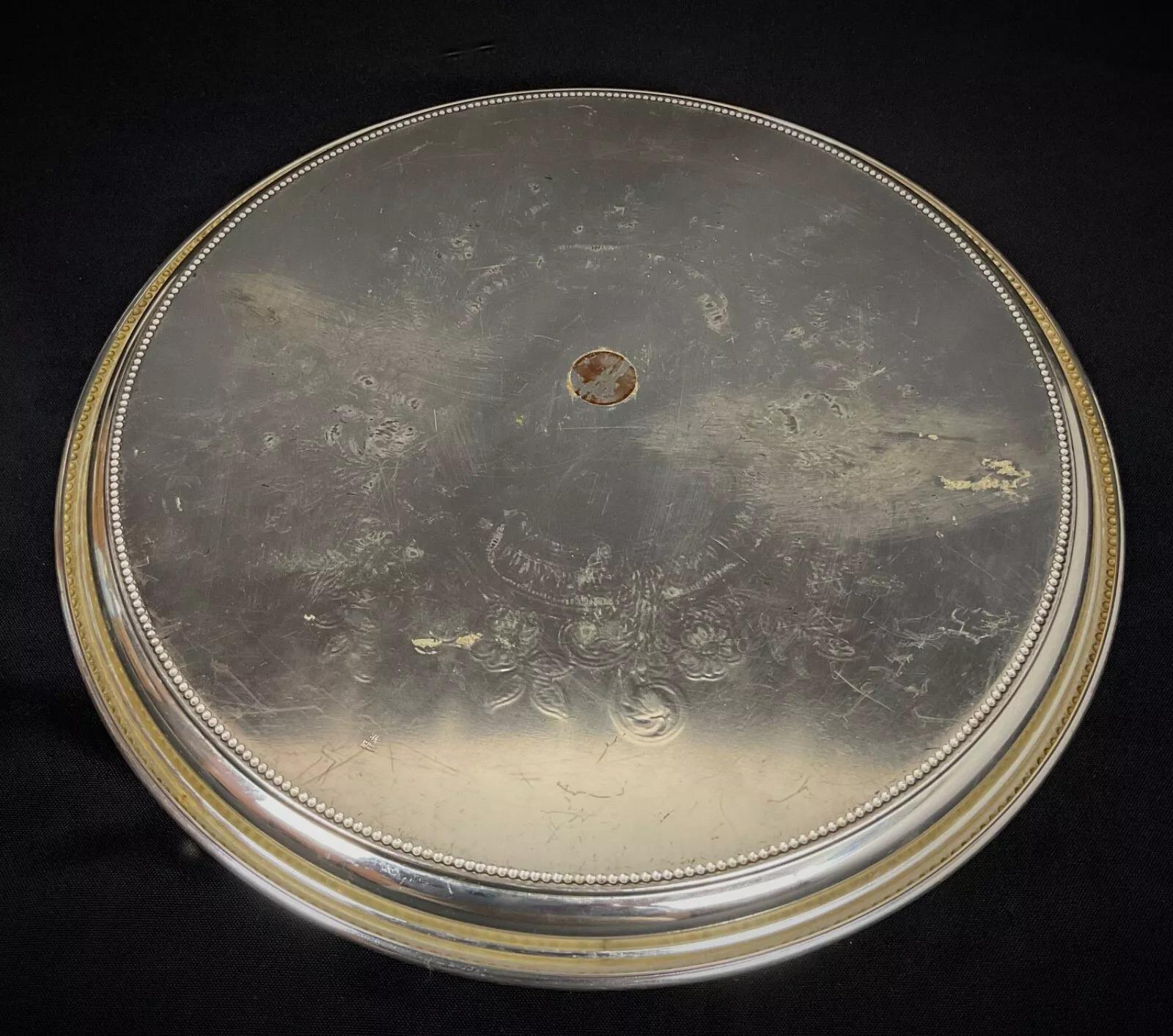 Antico vassoio da portata in argento del XX secolo di WMF - 2Y535 in vendita 2