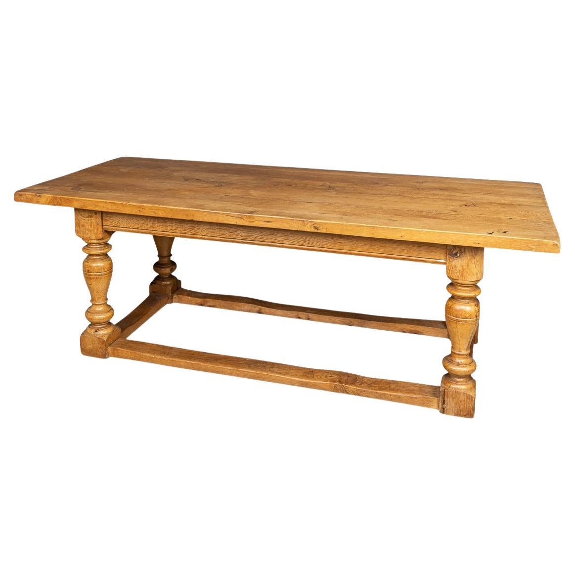 Antique 20th Century Spanish Oak Refectory Table c.1900