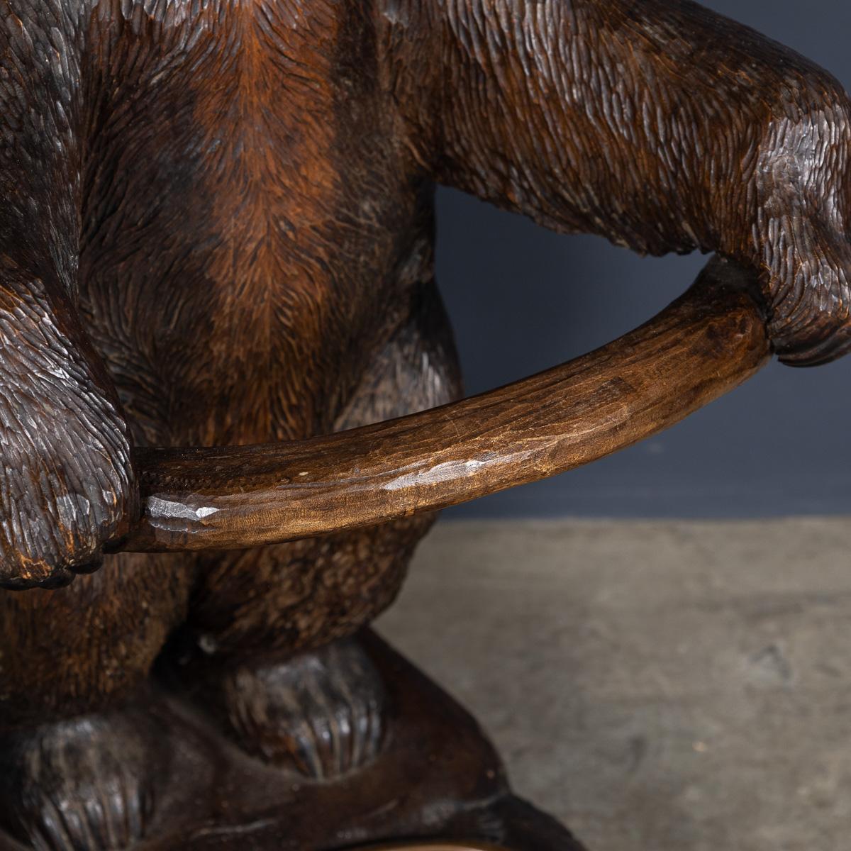 Antico bastone per orso Black Forest svizzero del 20° secolo c.1910 in vendita 5