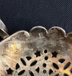 Antique 20th Century Twisted Silver-Plated Sugar Sifting Spoon - 2Y533